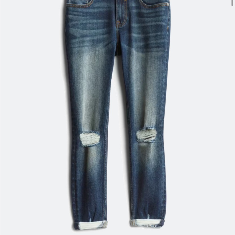 Distressed Blue Women's Jeans